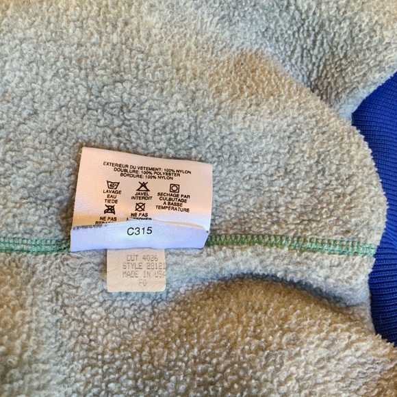 Vintage Patagonia 1990 XL Color Block Jacket Made in the USA - Picture 12 of 14